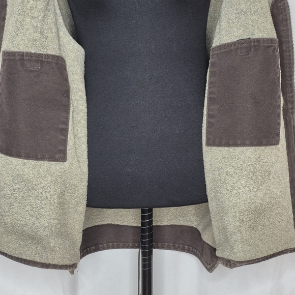Carhartt Sherpa-Lined Washed Duck Canvas Vest - Size 2XL - Picture 7 of 12